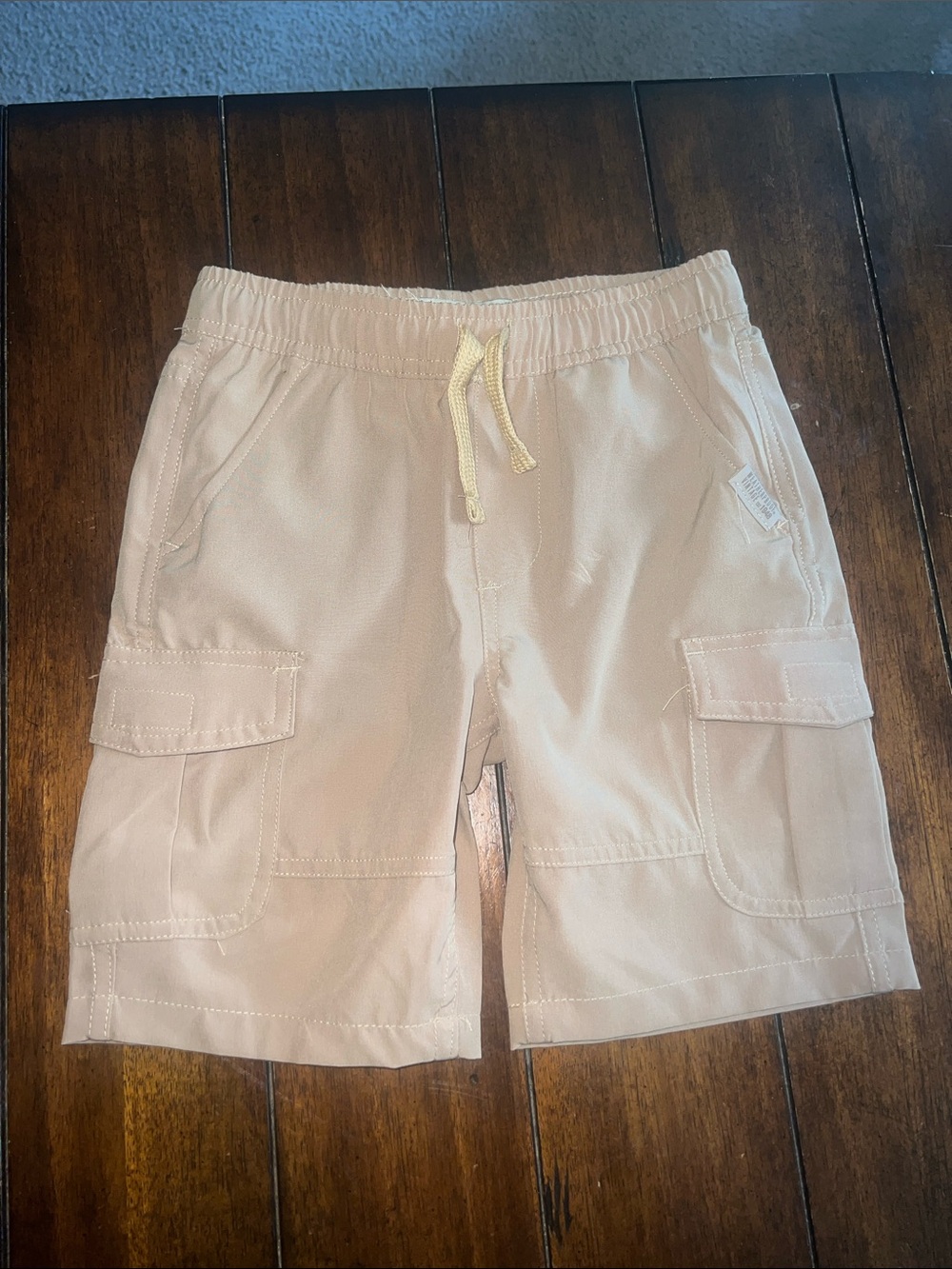 🎉🎉 5 for $20🎉🎉Kids Cargo Drawstring Shorts - Beige